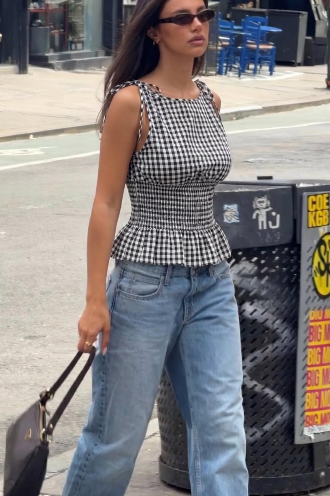 ZEYA - Margot Plaid Sleeveless Top