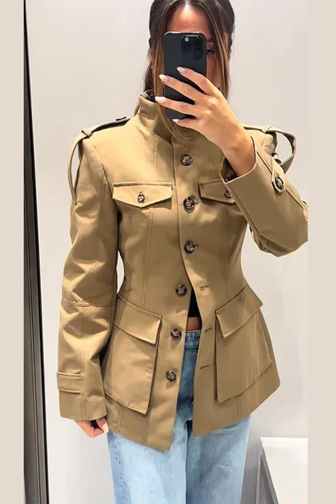 ZEYA - Melina Slim Fit Trench Coat
