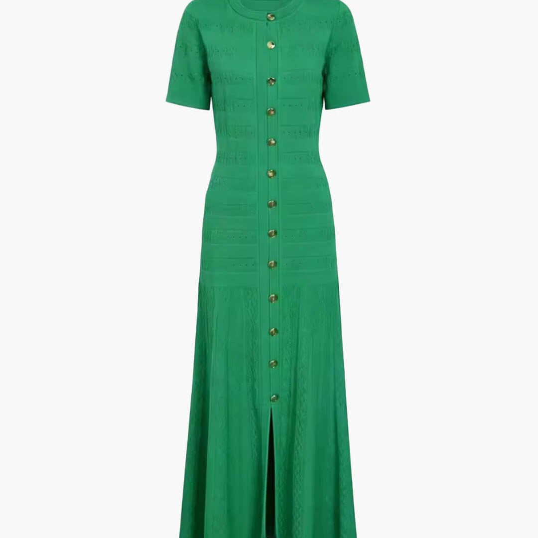 ZEYA - Milena Ribbed Knit Midi Dress