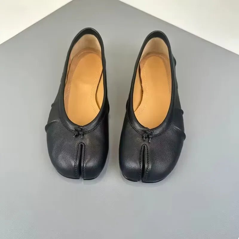 ZEYA - Miranda Split-Toe Leather Mules