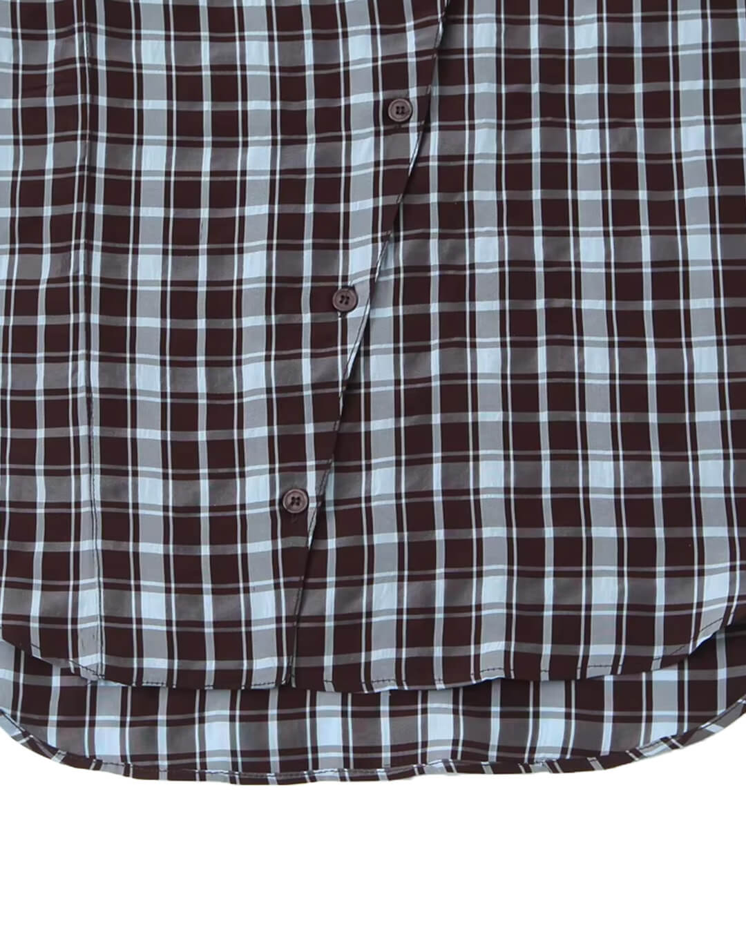 ZEYA - Monica Plaid Poplin Wrap Shirt