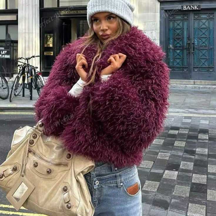 ZEYA - Nadine Short Faux Fur Coat