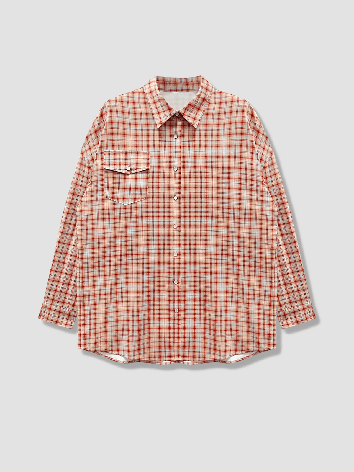 ZEYA - Olivia Oversized Plaid Shirt Blouse