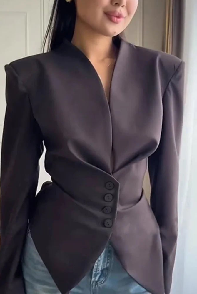 ZEYA - Patricia Structured Cinched Blazer