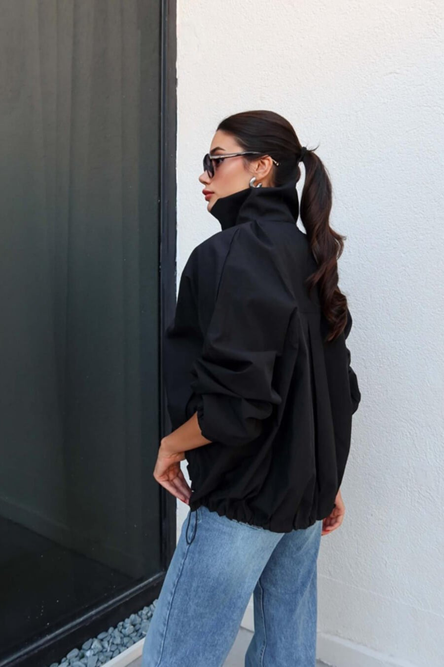 ZEYA - Polly High - Neck Bomber Jacket