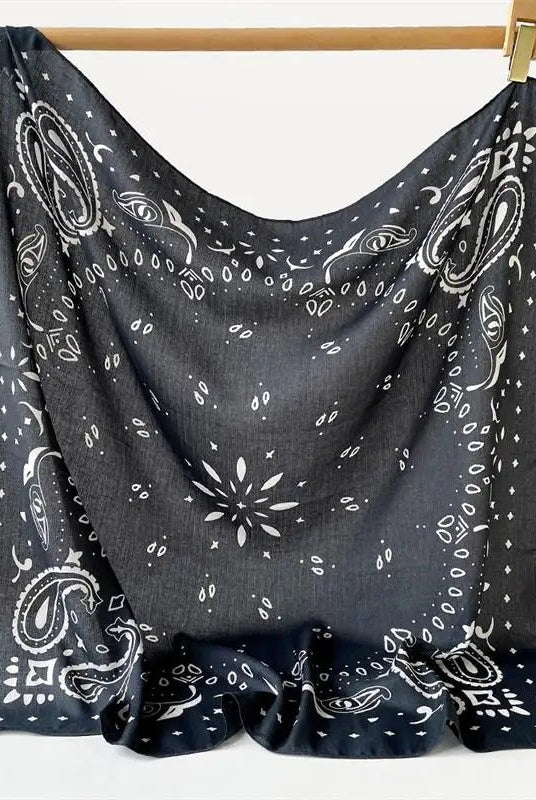 ZEYA - Portia Paisley Square Scarf