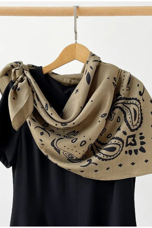 ZEYA - Portia Paisley Square Scarf