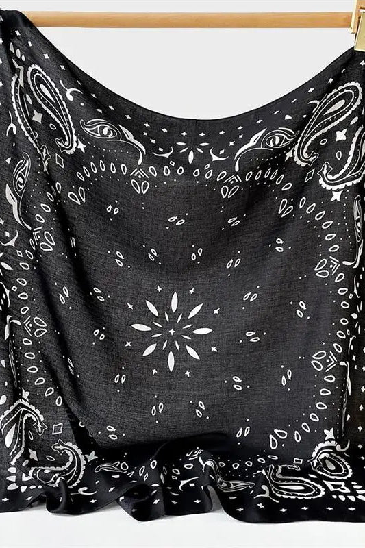 ZEYA - Portia Paisley Square Scarf