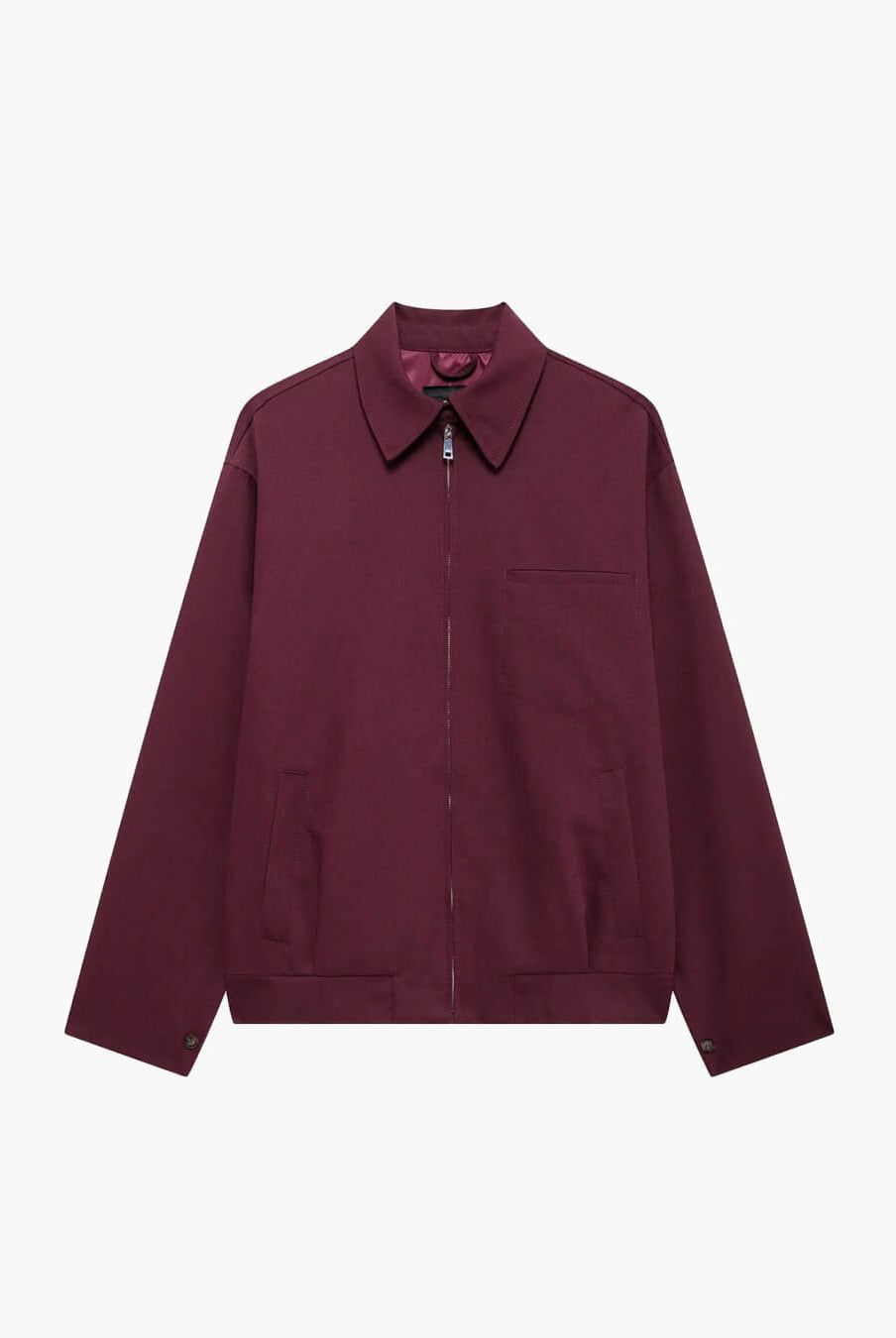 ZEYA - Riley Burgundy Bomber Jacket