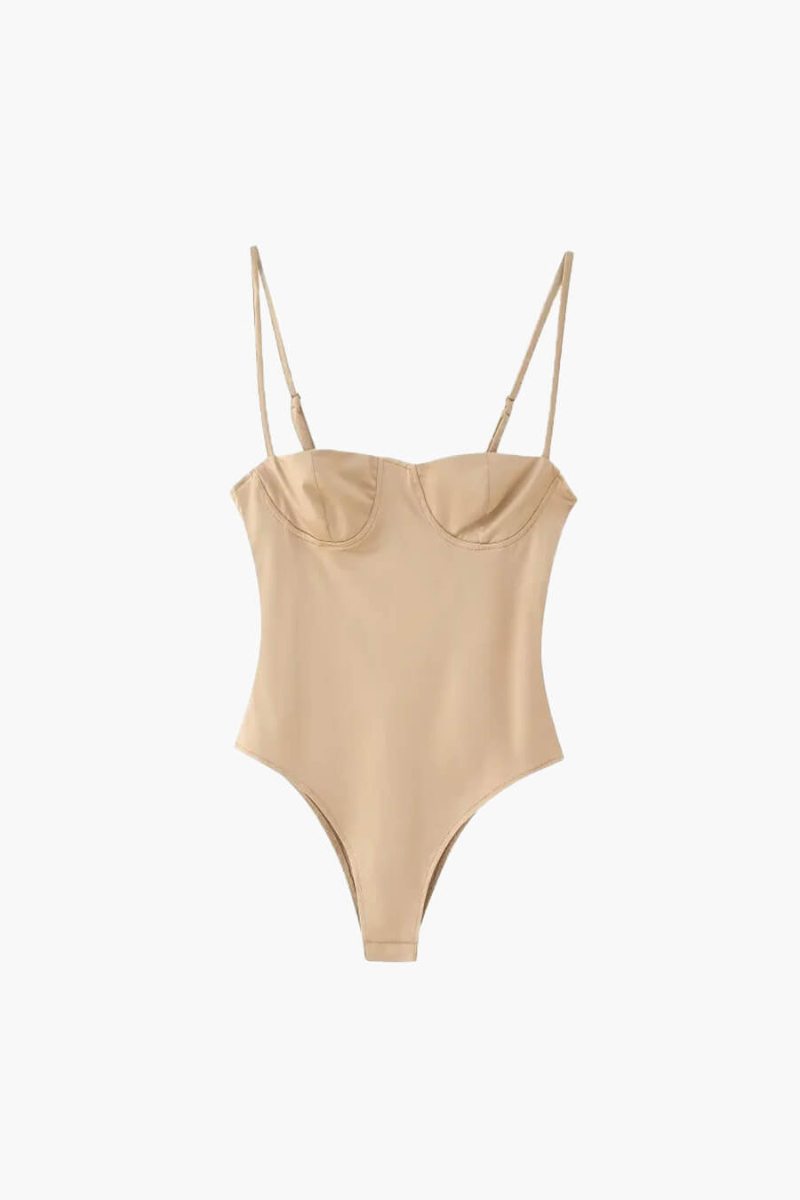 ZEYA - Rina Satin Camisole Bodysuit