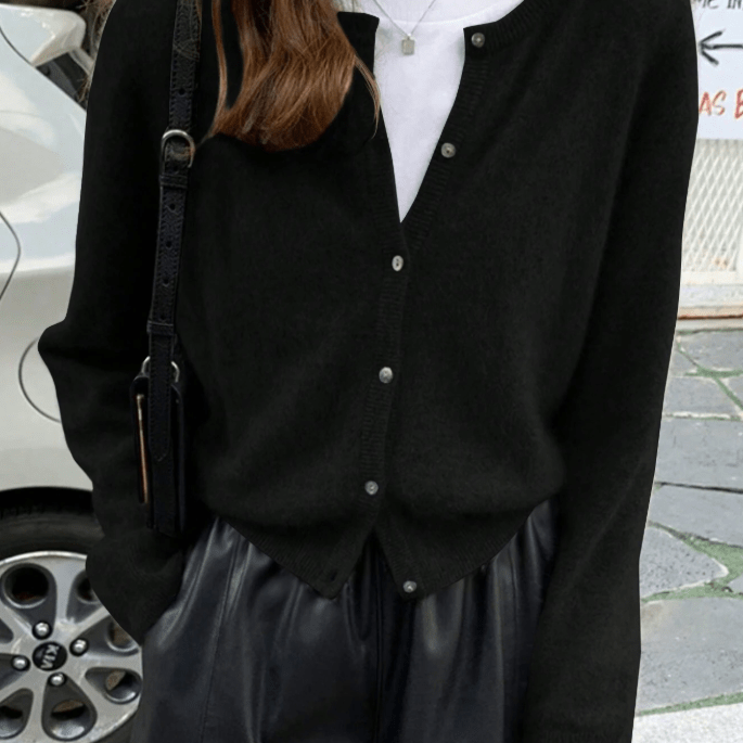 ZEYA - Ruth Button Front Knit Cardigan