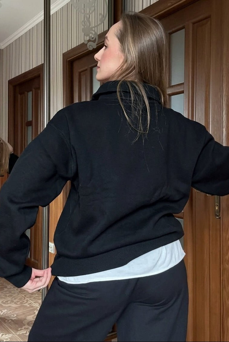 ZEYA - Sabrina Half-Zip Knit Sweater