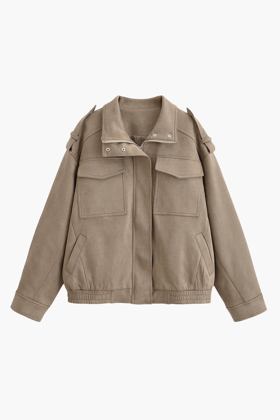 ZEYA - Sandra Suede Moto Jacket