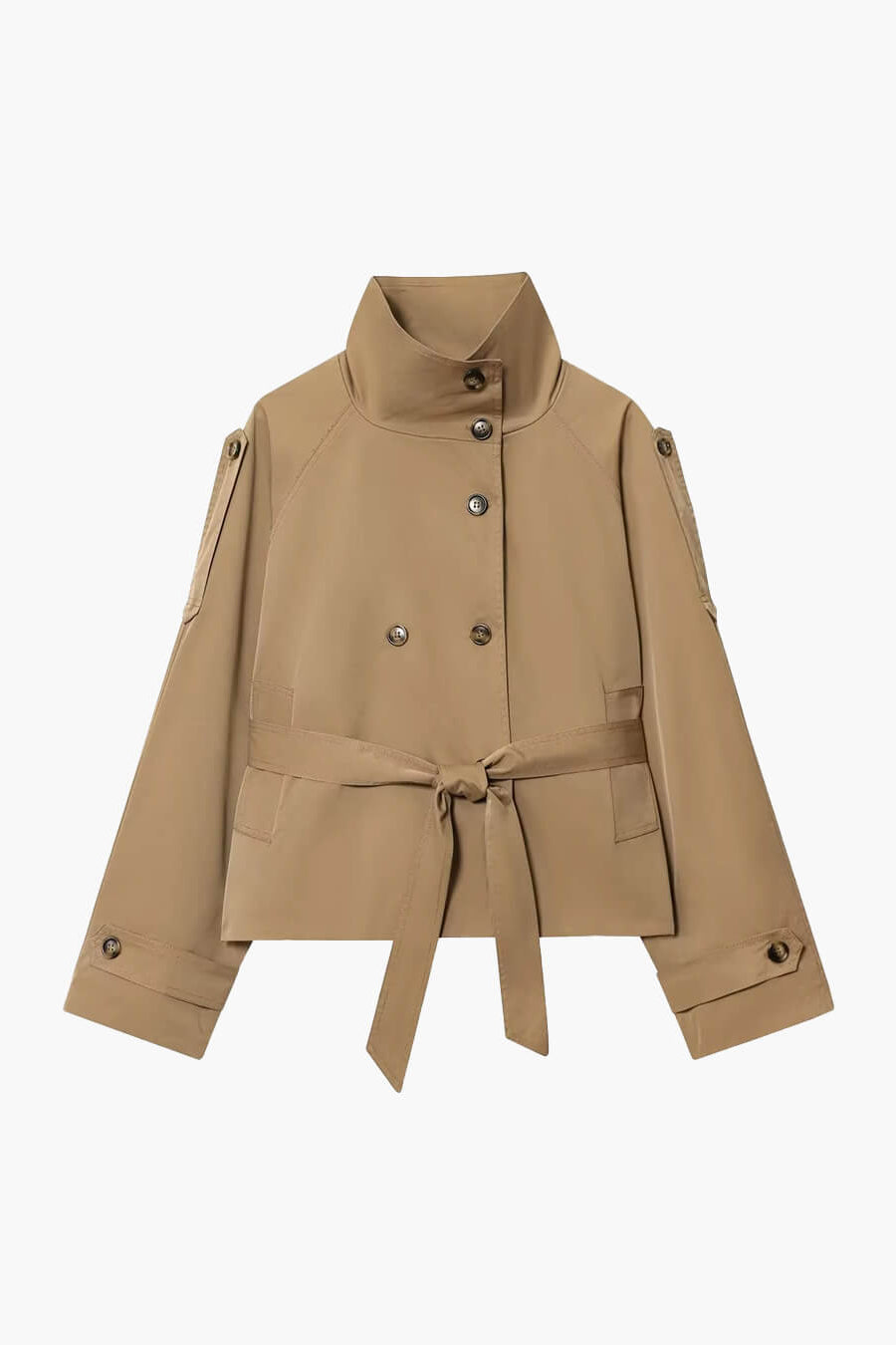 ZEYA - Sofia Cropped Trench Coat