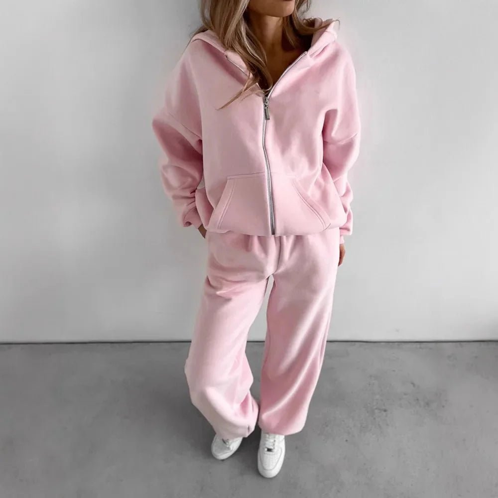 ZEYA - Sofia Oversized Hoodie Track Set