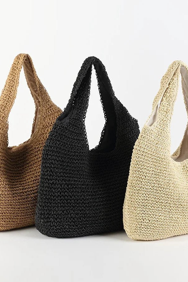 ZEYA - Svea Woven Rattan Tote Bag