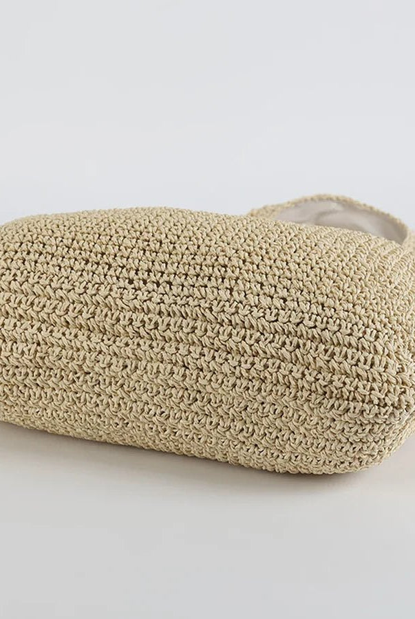 ZEYA - Svea Woven Rattan Tote Bag