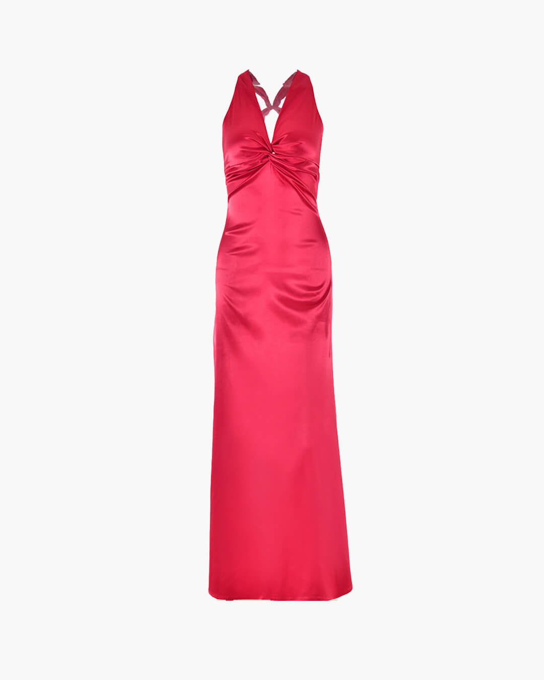 ZEYA - Venus Satin Open Back Maxi Dress