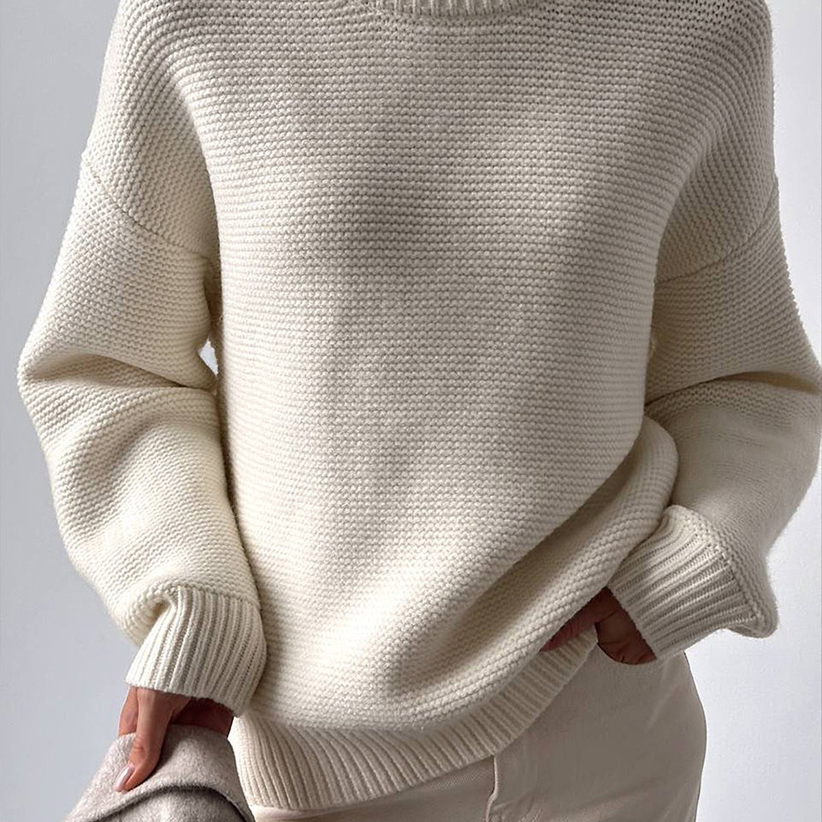 ZEYA - Via Creme Knit Sweater