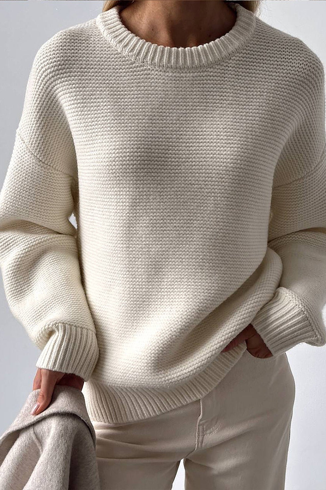 ZEYA - Via Creme Knit Sweater