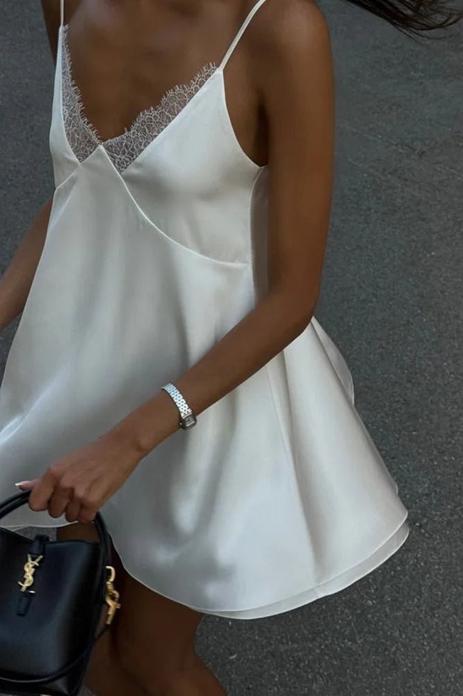 ZEYA - Zinnia Satin Mini Cami Dress