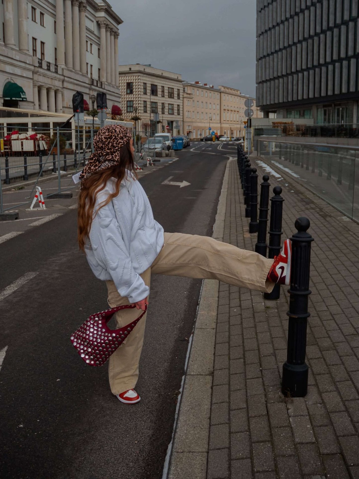 ZEYA - Zinnia Studded Bucket Bag