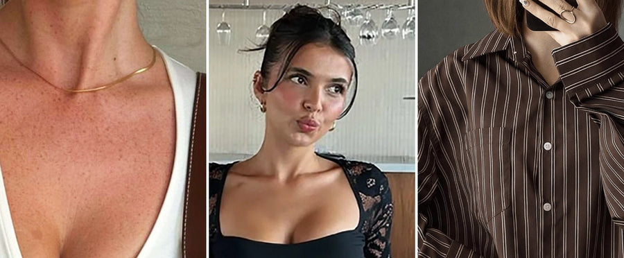 Das August-Top-Edit: Müheloser Style vom Kragen aufwärts
