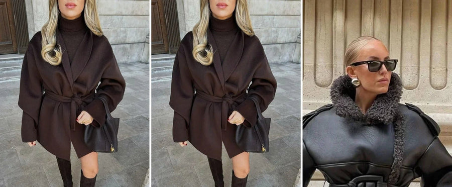 Il cappotto con cintura: valorizza il tuo punto vita questo ottobre