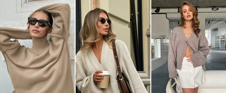 Il cardigan di ottobre: come indossare la maglieria dal giorno alla sera