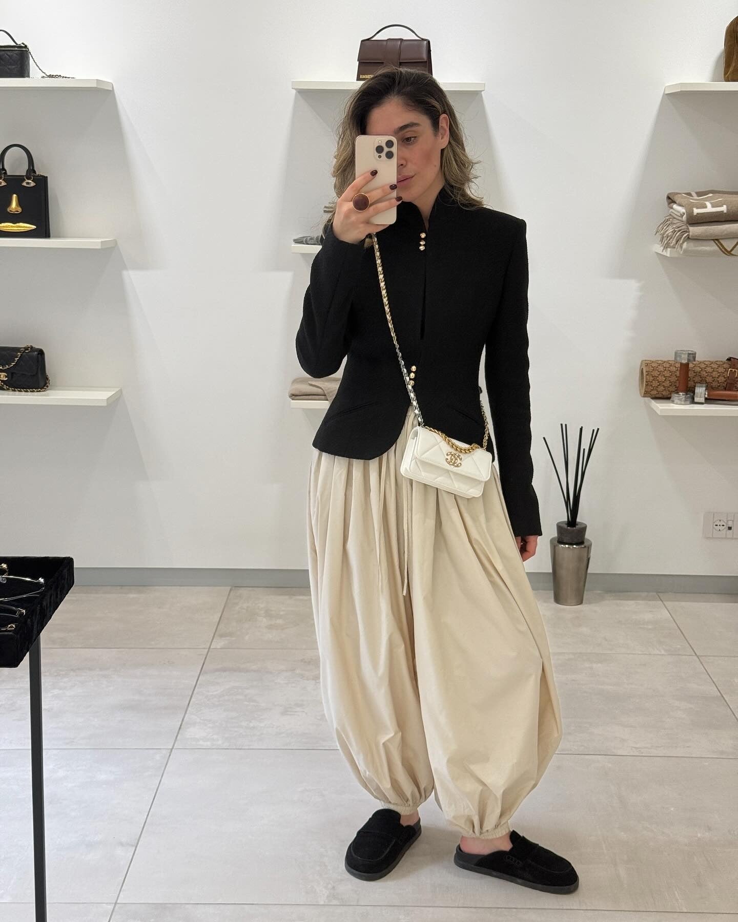Pantaloni balloon a vita alta Kristen