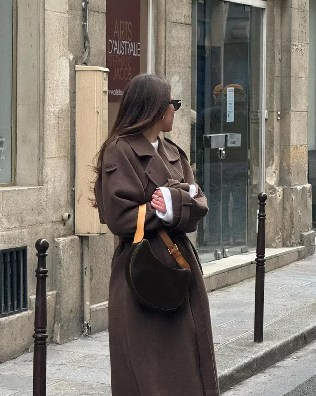 Alicia Autumn Winter Coat - Women's V-Neck Double Breasted Wool Coat for Stylish Winter Wear 5