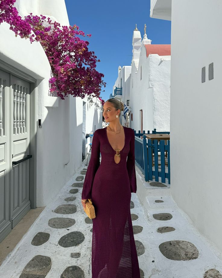 Courtney robe de plage tricotée ajustée