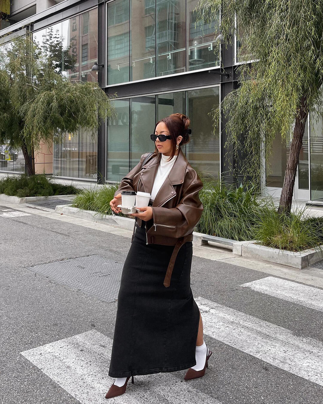 Veste en similicuir vegan Felicity