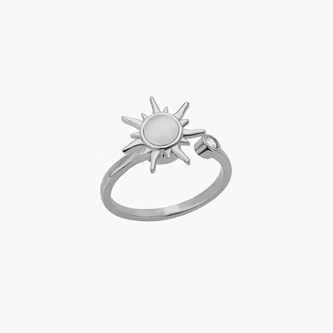 Bague Tournante Anti-Anxiété Soleil