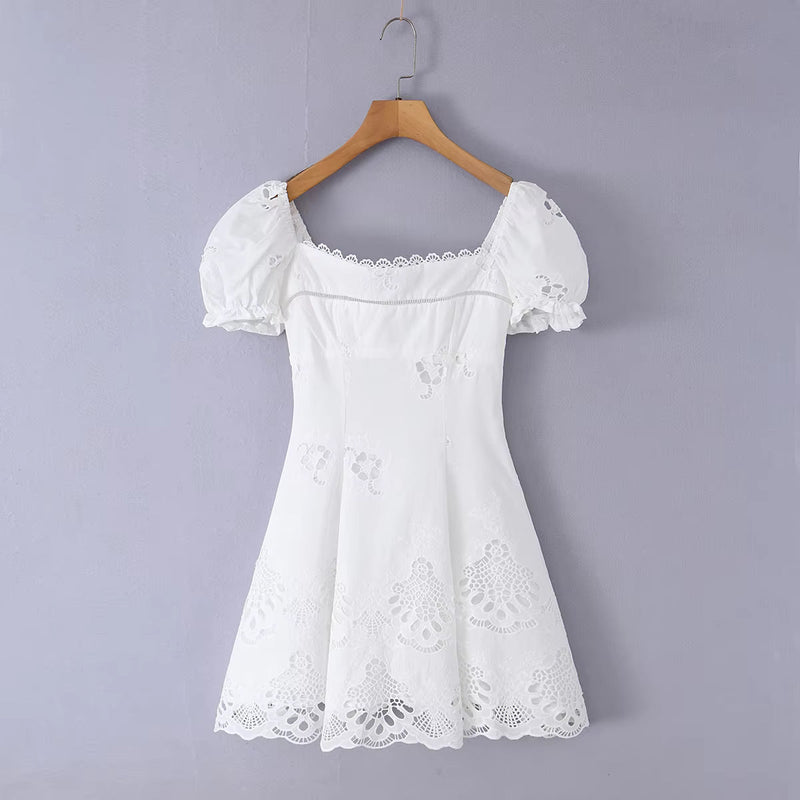 Audra Spitzen-Minikleid mit Cut-outs