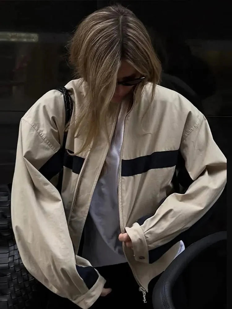 Emilia Oversized Bomber Jacket