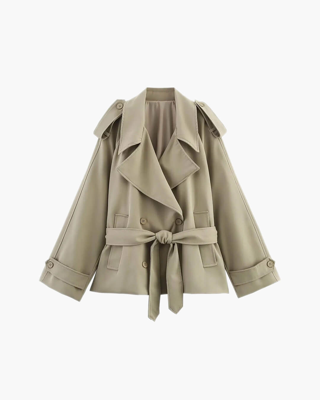Trench coat oversize con cintura Fabienne
