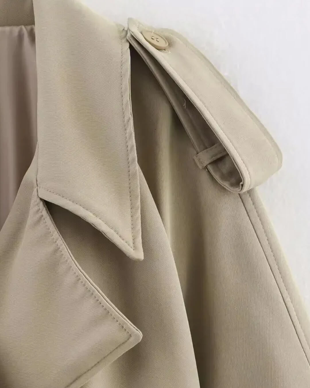 Trench coat oversize con cintura Fabienne