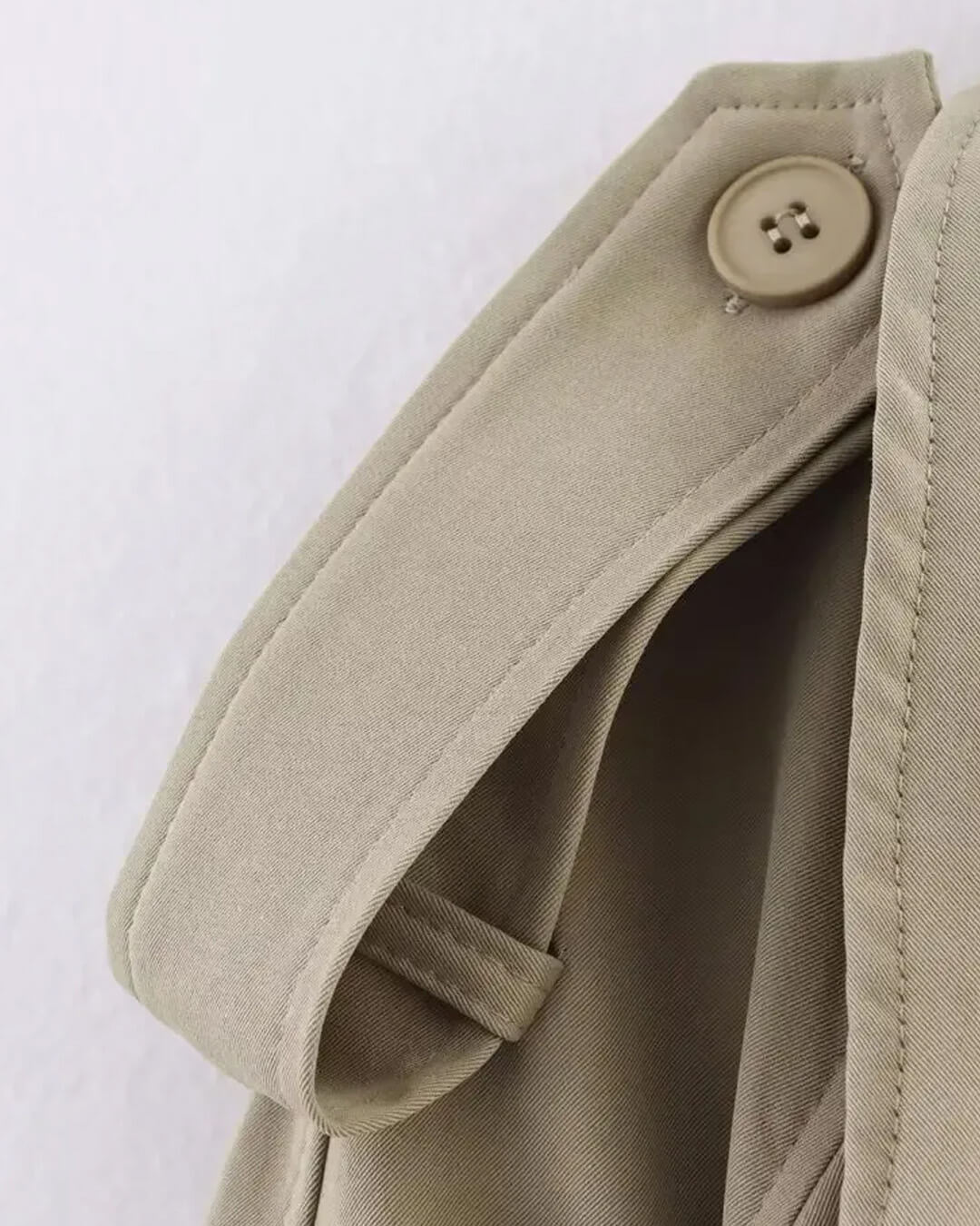 Trench coat oversize con cintura Fabienne