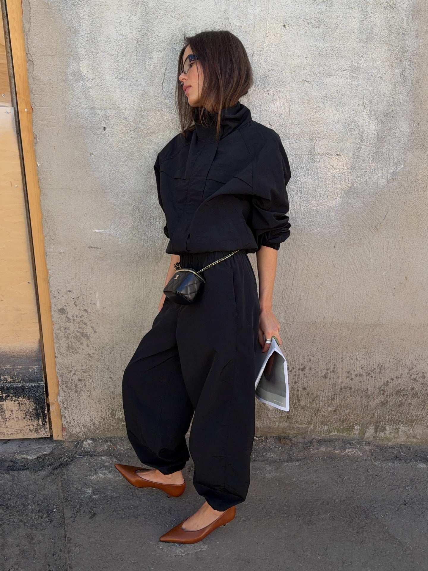 Fiona Windbreaker-Jacke mit Funnel-Neck