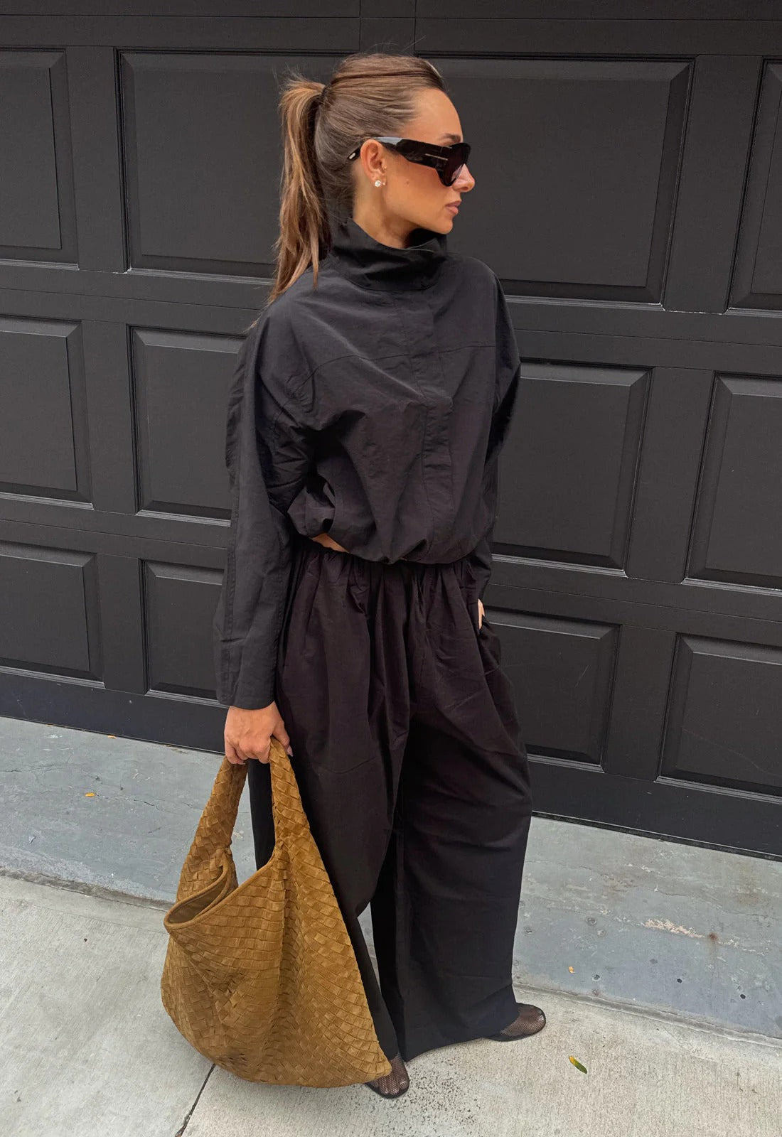 Fiona Windbreaker-Jacke mit Funnel-Neck