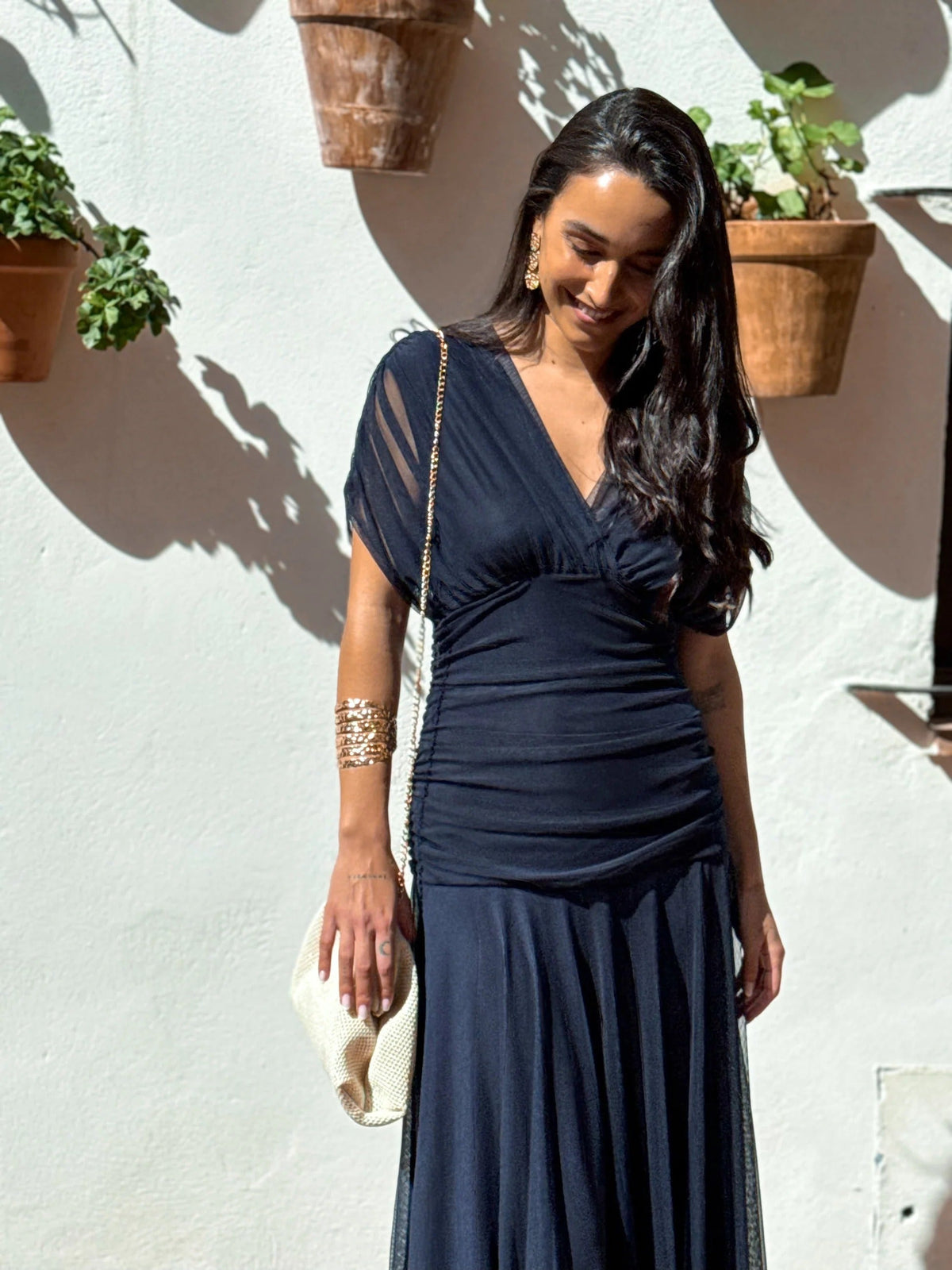 Robe maxi en maille Naomi
