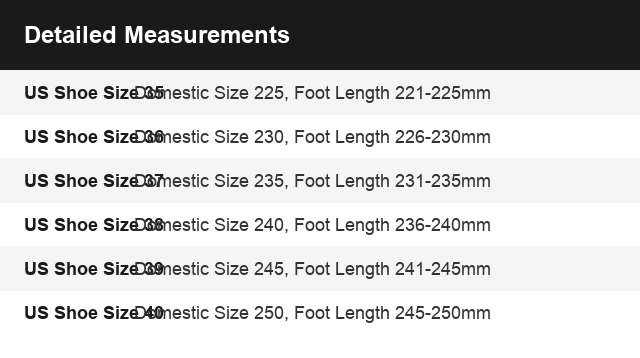 Size Guide