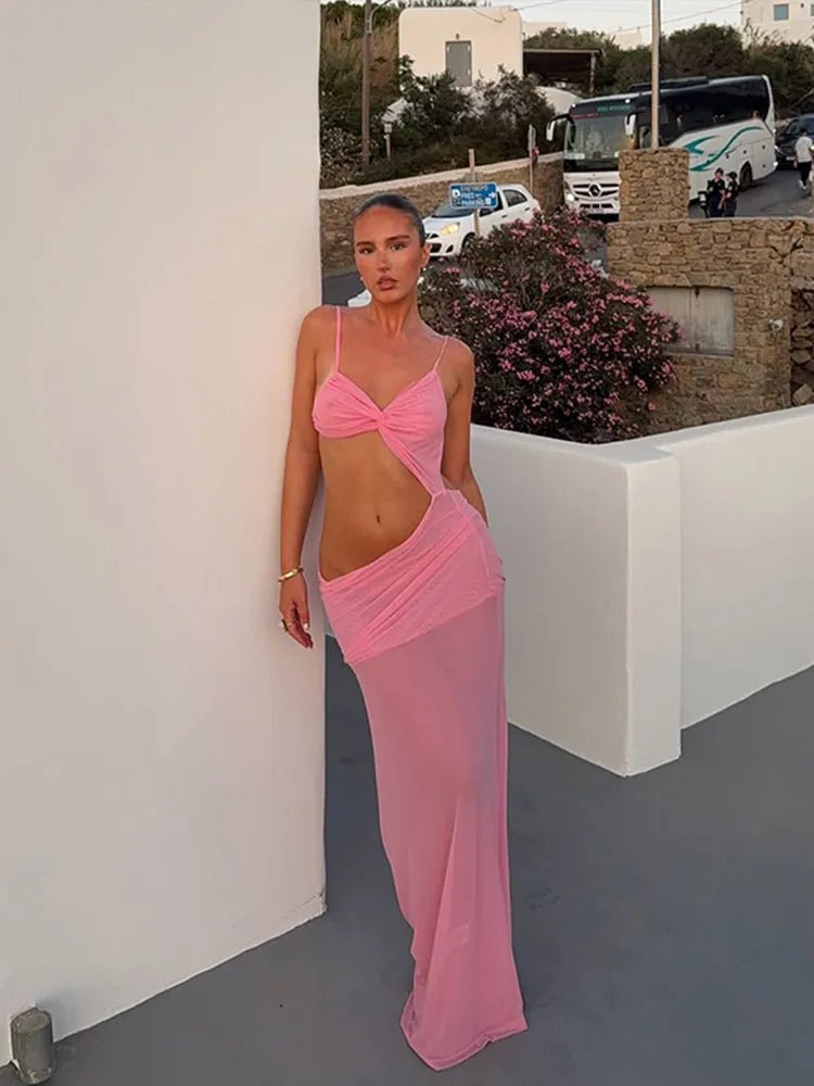 Vestito maxi Bethany Twist Cut Out