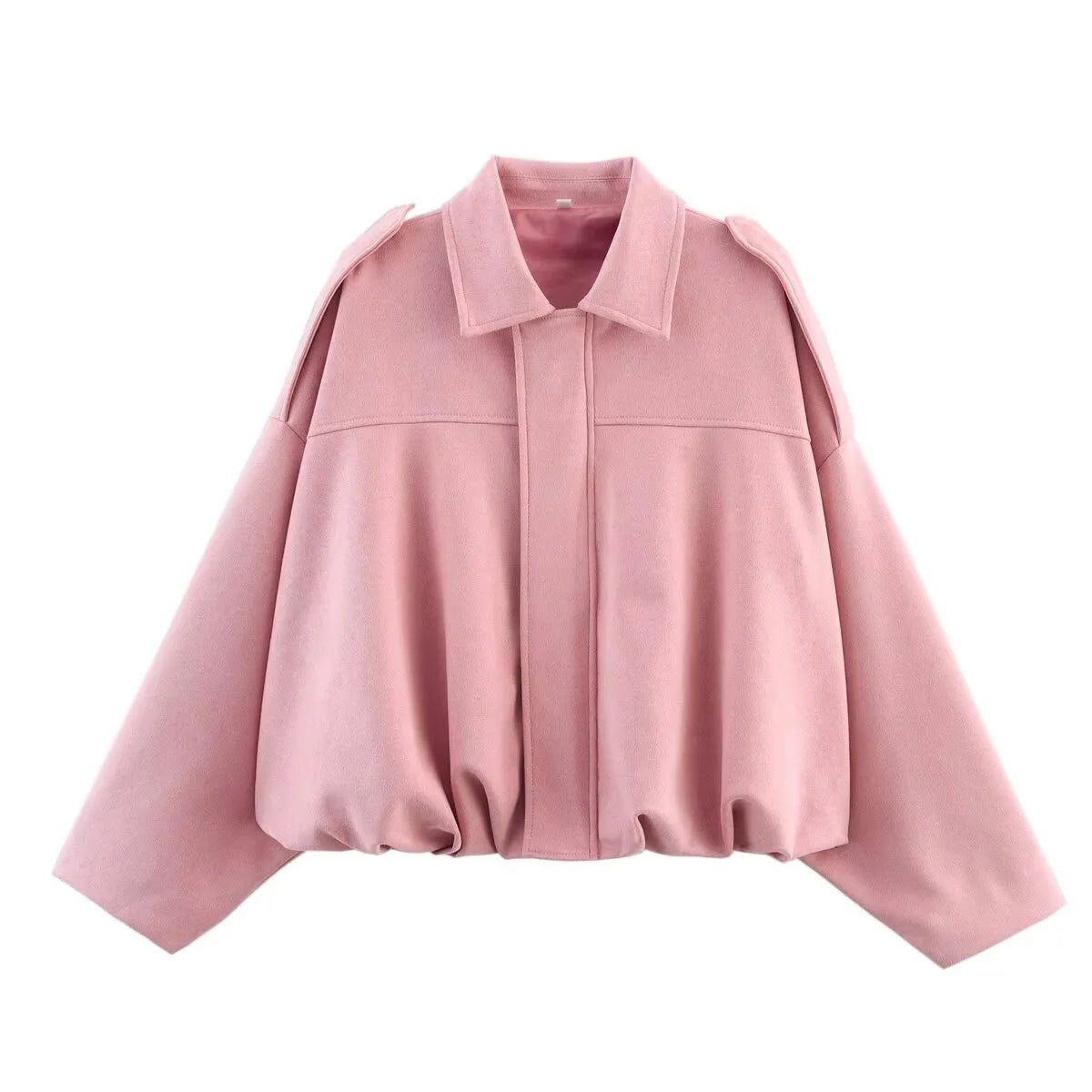 ZEYA - Lori Suede Bomber Jacket