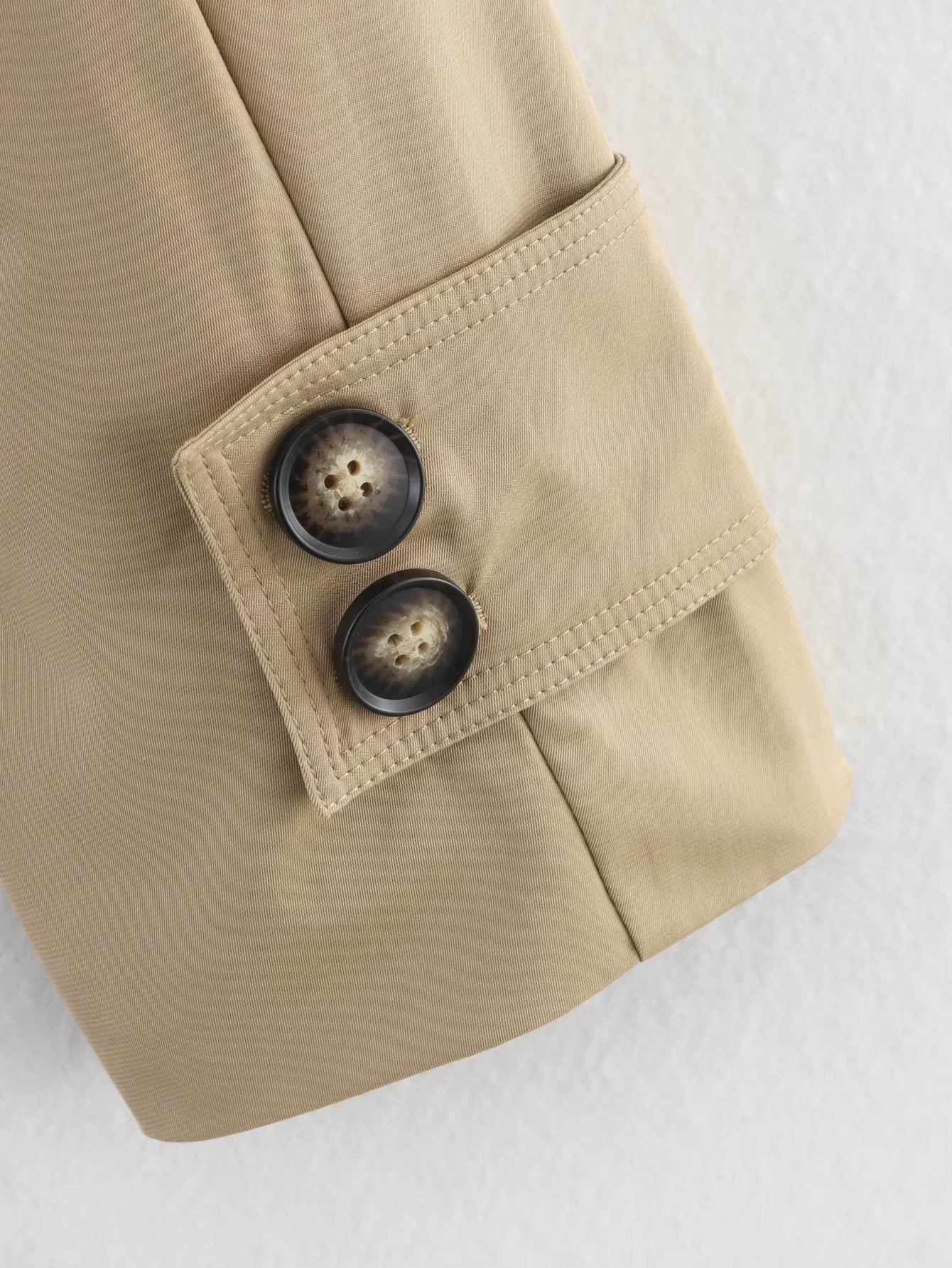 Trench coat doppiopetto beige Audrey