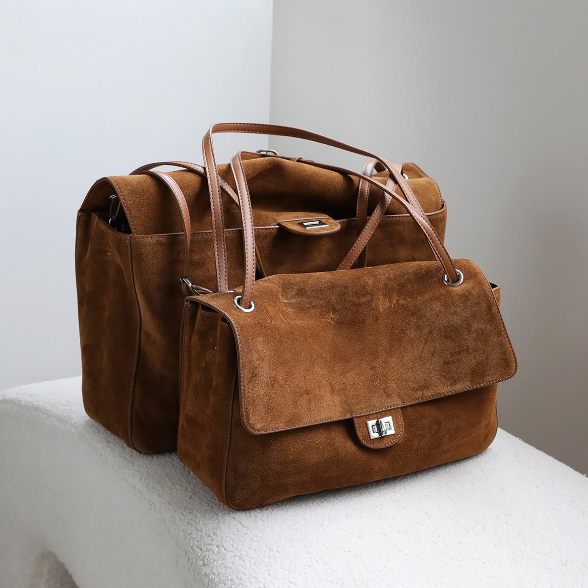Lena Retro-Shopper aus gefrostetem Rindsleder