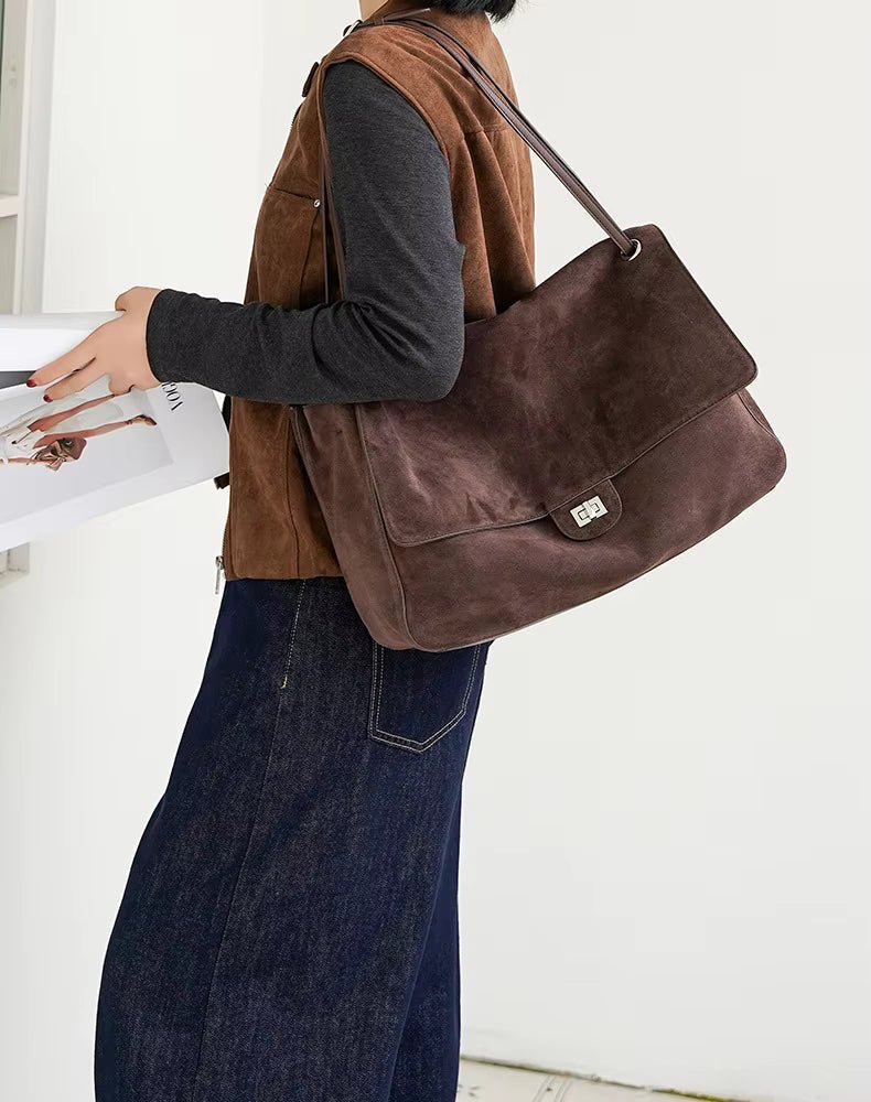 Lena Retro-Shopper aus gefrostetem Rindsleder