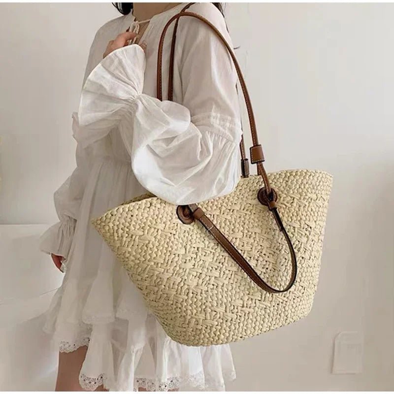 Borsa estiva intrecciata Margot