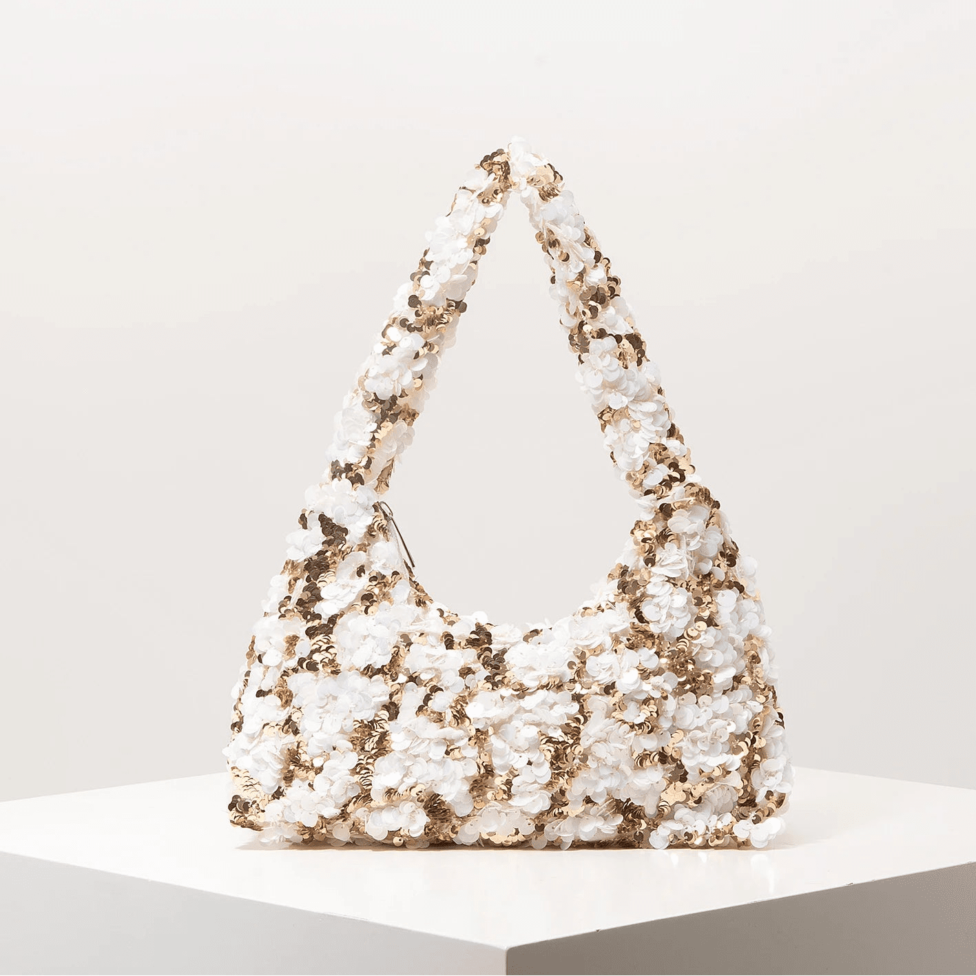 Margot Pailletten-Abend-Schultertasche
